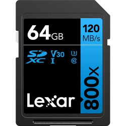 карта Lexar High Performance SDHC 64GB 800x UHS-I