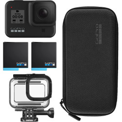екшън камера GoPro HERO8 Black Accessory Bundle + аксесоар Philips GoZero бутилка