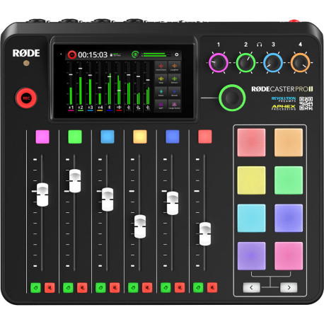  аудио интерфейс Rode RODECaster Pro II + слушалки Rode NTH-100 Studio Headphones