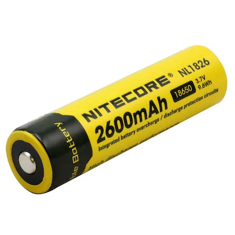 Nitecore NL1826 3.7V 2600mAh 18650 Battery