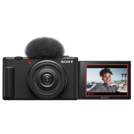 vlogging camera Sony ZV-1F + Accessory Sony GP-VPT2BT Shooting Grip with Wireless Remote Commander