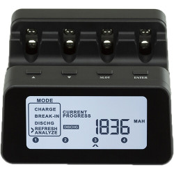 зарядно у-во Powerex C9000Pro 4-Cell Professional Charger-Analyzer за батерии AA/AAA