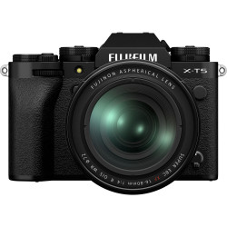 фотоапарат Fujifilm X-T5 (черен) + обектив Fujifilm Fujinon XF 16-80mm f/4 R OIS WR