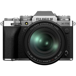 фотоапарат Fujifilm X-T5 (сребрист) + обектив Fujifilm Fujinon XF 16-80mm f/4 R OIS WR