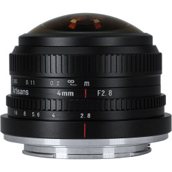 Lens 7artisans 4mm f/2.8 Circular Fisheye APS-C - Sony E