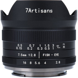 обектив 7artisans 7.5mm f/2.8 Fisheye II - Canon EOS R (RF)