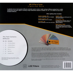 Lee Filters Diffusion Lighting Pack 12 sheets