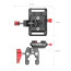 Smallrig 2989 Mini V Mount Battery Plate with Crab-Shaped Clamp