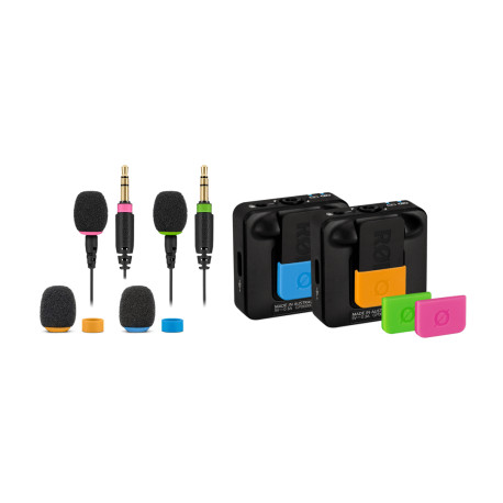 RODE COLORS 2 SET FOR WIRELESS GO & LAVALIERS