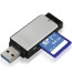 HAMA 123900 SD/MICRO SD CARD READER USB 3.0 SILVER
