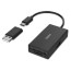 Hama 200125 USB 2.0 Type A SD/MICRO SD/USB-A Hub/Card reader