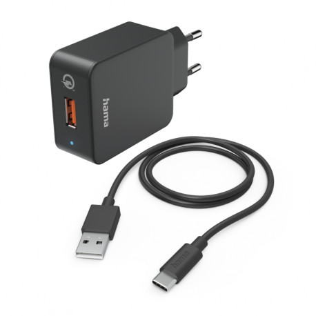 HAMA 201625 QUICK CHARGER 19.5W BLACK
