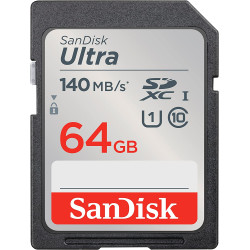 карта SanDisk Ultra SDXC 64GB, 140MB/s UHS-I