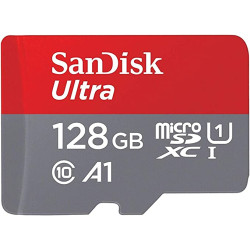 карта SanDisk Ultra Micro SDXC 128GB UHS-I 150MB/s + SD Adapter