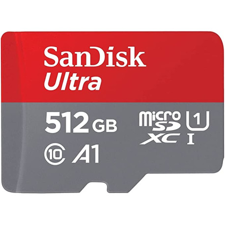 Memory card SanDisk Ultra Micro SDXC 512GB UHS-I 120MB/s+SD Adapter SDSQUA4-512G-GN6MA