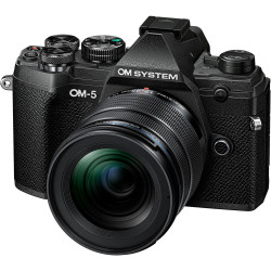 фотоапарат OM SYSTEM (Olympus) OM-5 (черен) + обектив Olympus 12-45mm f/4 PRO