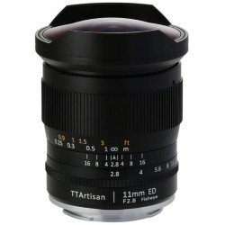 обектив TTartisan 11mm f/2.8 Fisheye - Canon EF