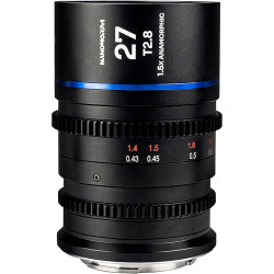 Lens Laowa Nanomorph 27mm T2.8 1.5x S35 - PL-Mount + EF (blue)