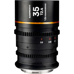 Lens Laowa Nanomorph 35mm T2.4 1.5x S35 - PL Mount + EF (Amber Flare)