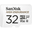 SANDISK HIGH ENDURANCE MICRO SDHC 32GB R:100/W:40MB/S WITH ADAPTER SDSQQNR-032G-GN6IA