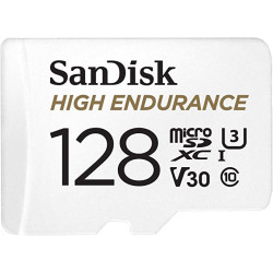 карта SanDisk High Endurance Micro SDHC 128GB + SD Adapter