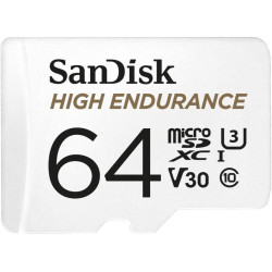 Memory card SanDisk High Endurance Micro SDHC 64GB + SD Adapter