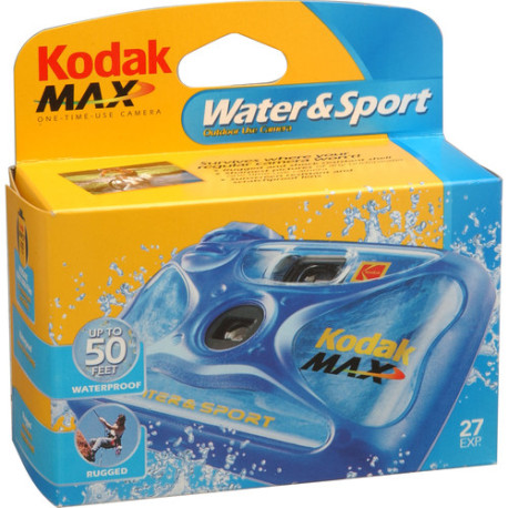 KODAK WATER SPORT SINGLE USE CAMERA 27 EXP 800ISO
