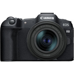фотоапарат Canon EOS R8 + обектив Canon RF 24-50mm f/4.5-6.3 IS STM + обектив Canon RF 16mm f/2.8 STM + обектив Canon RF 50mm f/1.8 STM