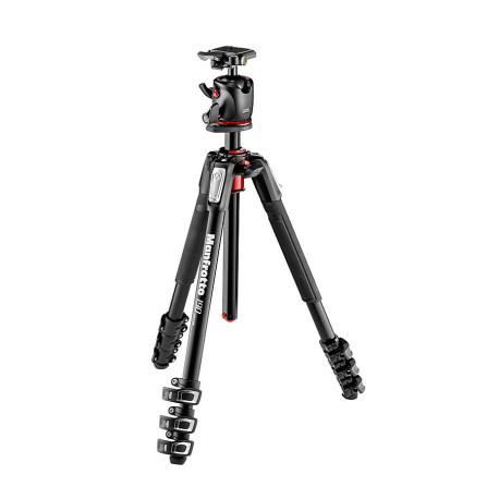 Manfrotto 190XPRO4 + Xpro BHQ2 + 2 x 200PL (употребяван)