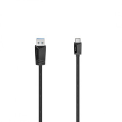 cable Hama USB-C / USB-A 3.2 Gen 1 1.5m (black)
