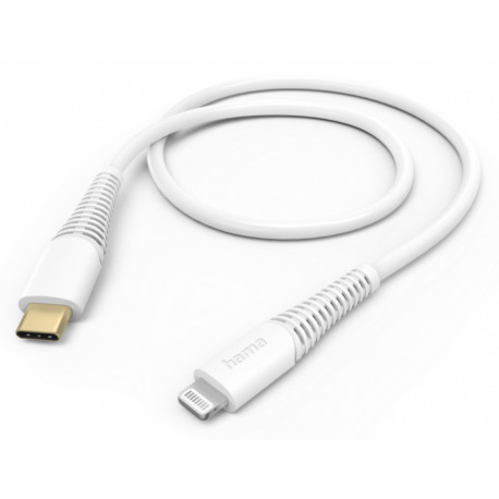 Hama Hign-Speed Charging Cable USB-C - Lightning 1.5m (white)