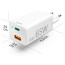 Hama Fast Mini Charger USB-C / USB-A 65W (white)