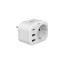 Hama USB-C Connector, 2xUSB-A 20W (white)