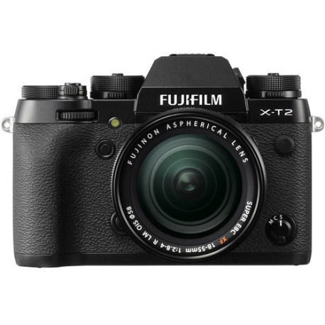 Fujifilm X-T2 + XF Fujinon 18-55mm f/2.8-4 R LM OIS + аксесоари (употребяван)