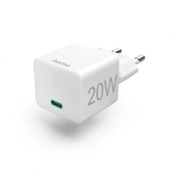 зарядно устройство Hama Fast Mini Charger USB-C 20W (бял)