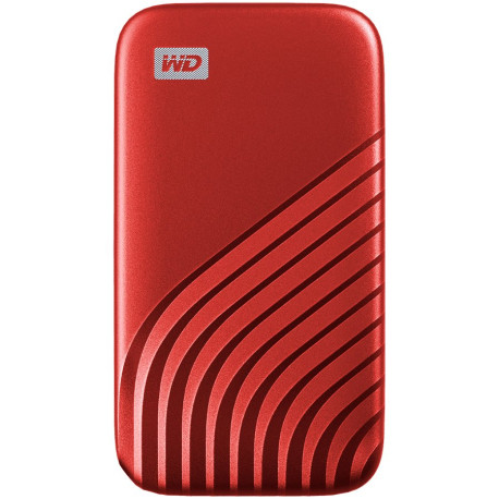 WD MY PASSPORT PORTABLE SSD 1TB R1050/W1000 MB/S USB 3.2 RED WDBAGF0010BRD