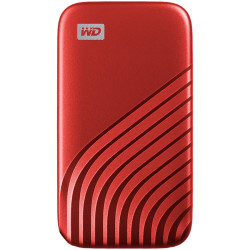 SSD диск Western Digital My Passport Портативен SSD 2TB (червен)
