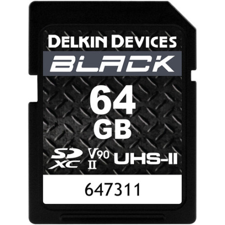 DELKIN DEVICES BLACK SDXC 64GB R300/W250MB/S V90 DSDBV9064