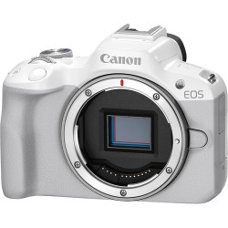 фотоапарат Canon EOS R50 (бял) + батерия Canon LP-E17 Battery Pack