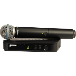 Microphone Shure BLX24/B58 - M17 Wireless Vocal System with Beta 58A