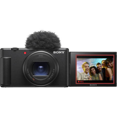 vlogging camera Sony ZV-1 II + Accessory Sony GP-VPT2BT Shooting Grip with Wireless Remote Commander