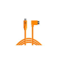 cable Tether Tools USB-C - 3.0 Micro-B Right Angle 4.6m (orange)