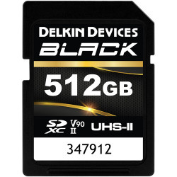 карта Delkin Devices Black SDXC 512GB