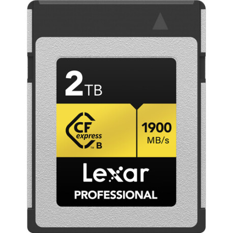 LEXAR CFEXPRESS GOLD TYPE B 2TB R1900/W1500 MB/S LCXEXPR002T-RNENG