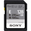 SONY E SDXC 128GB UHS-II R270M:W120MB/S V60 U3 SF-E128A