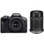Canon EOS R100 + Lens Canon RF-S 18-45mm f / 4.5-6.3 IS STM + Lens Canon RF-S 55-210mm f/5-7.1 IS STM + Lens Canon RF 50mm f / 1.8 STM
