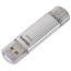 HAMA 124163 C-LAETA FLASH MEMORY 64GB USB-A/USB-C USB3.0/3.1 40MB/S