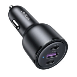 Ugreen 20467 3-Port USB-A/2xUSB-C Fast Car Charger 69W