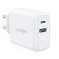 UGREEN CD170 USB-C/USB-A WALL CHARGER 38W WHITE