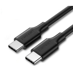 Ugreen US286 USB-C to USB-C Fast Charging Cable 1m 60W (black)